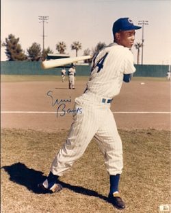 Autographed ERNIE BANKS 8x10 Chicago Cubs  Photo
