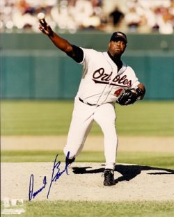 AUTOGRAPHED  photo ARMANDO BENITEZ Baltimore Orioles
