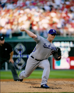 AUTOGRAPHED CHAD BILLINGSLEY 8x10 Los Angeles  Dodgers photo