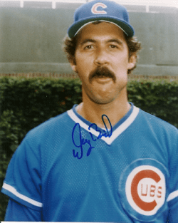 AUTOGRAPHED DOUG BIRD 8X10 Chicago Cubs Photo