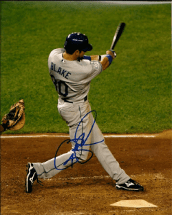 AUTOGRAPHED CASEY BLAKE 8X10 Los Angeles Dodgers photo