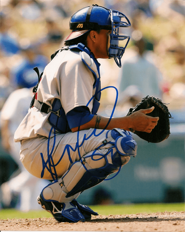 AUTOGRAPHED HENRY BLANCO 8x10 Chicago Cubs Photo