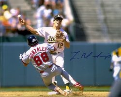 AUTOGRAPHED LANCE BLANKENSHIP 8x10 Oakland A's Photo