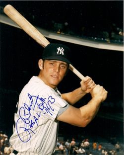 AUTOGRAPHED RON BLOMBERG 8x10 New York Yankees Photo