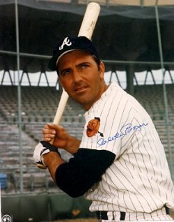 AUTOGRAPHED  photo CLETE BOYER Atlanta  Braves