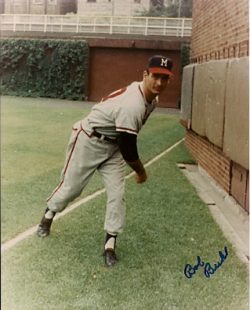 AUTOGRAPHED BOB BUHL 8x10 Milwaukee Braves Photo