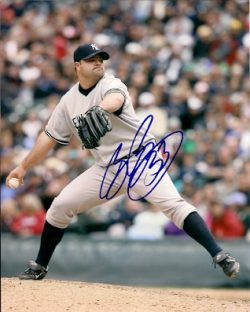 AUTOGRAPHED BRIAN BRUNEY 8x10 New York Yankees Photo