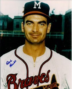 AUTOGRAPHED BOB BUHL 8X10 Milwaukee Braves pHOTO