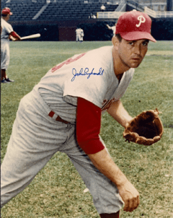 AUTOGRAPHED JOHN BUZHARDT 8x10 Philadelphia Phillies photo