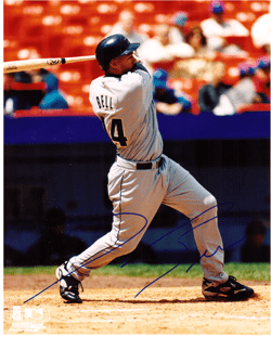 AUTOGRAPHED DEREK BELL 8x10 Houston Astros Photo