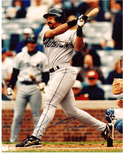 AUTOGRAPHED DEREK BELL 8x10 Houston Astros Photo
