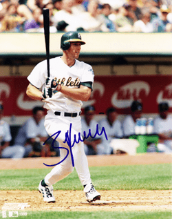 AUTOGRAPHED SIGNED photo BEN GRIEVE #2 Oakland A's