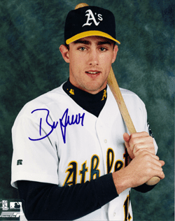 AUTOGRAPHED SIGNED photo BEN GRIEVE #4 Oakland A's