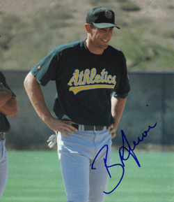AUTOGRAPHED SIGNED photo BEN GRIEVE #8 Oakland A's