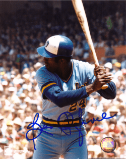 AUTOGRAPHED BEN OGLIVIE 8X10 Milwaukee Brewers Photo