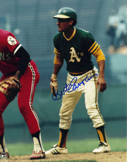 AUTOGRAPHED SIGNED photo BERT CAMPANERIS #2 Oakland A's