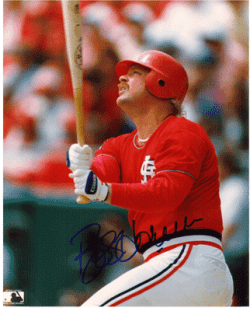 AUTOGRAPHED  photo BOB HORNER Cardinals