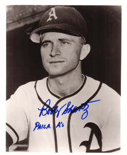 AUTOGRAPHED SIGNED photo BOBBY SHANTZ #2 Philadelphia A's