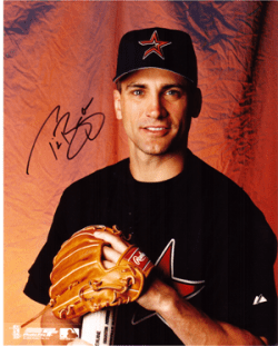 AUTOGRAPHED SIGNED photo TIM BOGAR Houston Astros