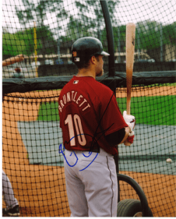 AUTOGRAPHED SIGNED photo ERIC BRUNTLETT Houston Astros
