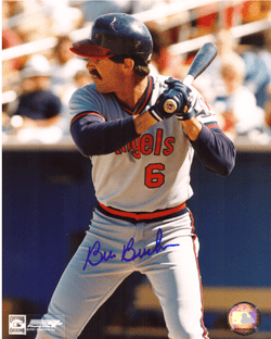 AUTOGRAPHED SIGNED photo BILL BUCKNER #2 Angels - Main Line Autographs