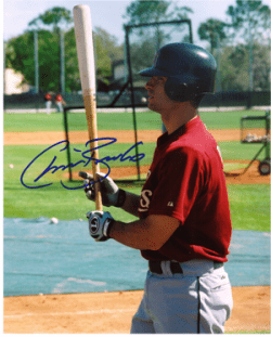 AUTOGRAPHED SIGNED photo CHRIS BURKE #1 Houston Astros