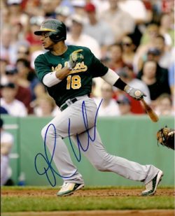 AUTOGRAPHED  photo ORLANDO CABRERA Oakland A's