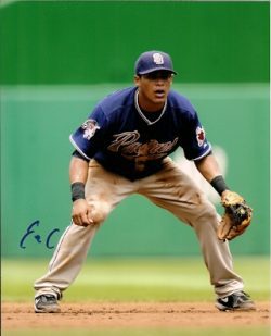 AUTOGRAPHED  photo EVERTH CABRERA SD Padres