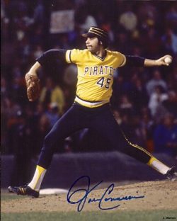 AUTOGRAPHED JOHN CANDELARIA 8x10 Pittsburgh Pirates Photo