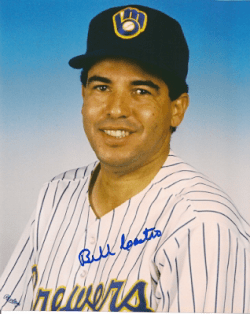 AUTOGRAPHED  photo BILL CASTRO Milwaukee Brewers