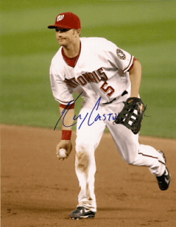 Autographed KORY CASTRO Washington Nationals Photo