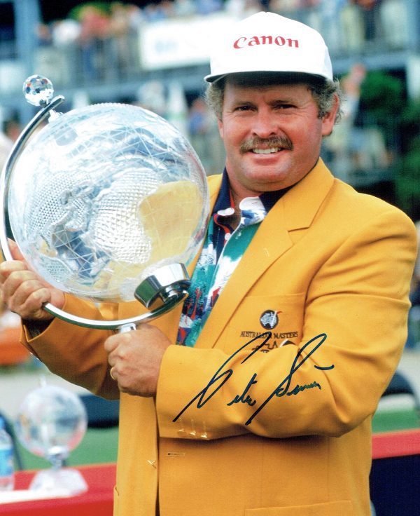 Autographed Peter Senior PGA Photo