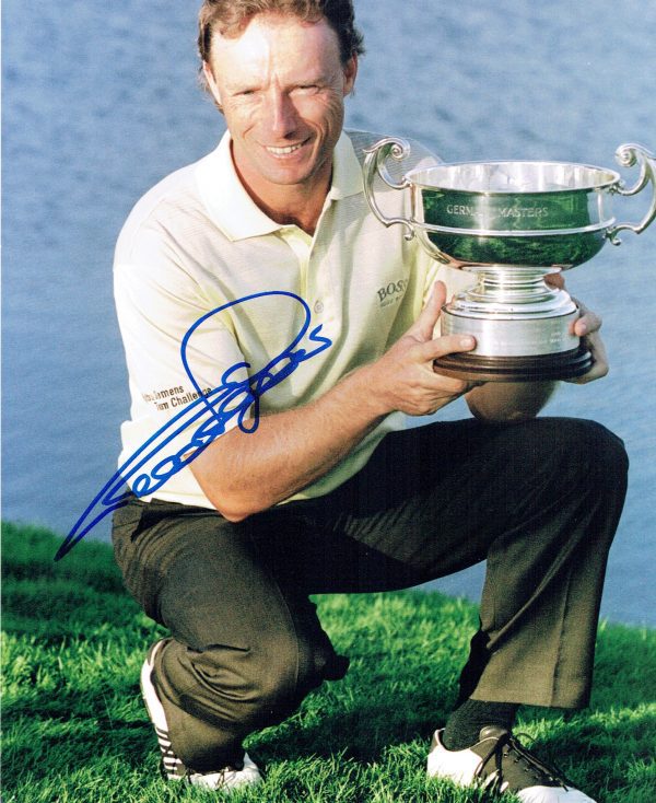 Autographed Bernhard Langer PGA Photo