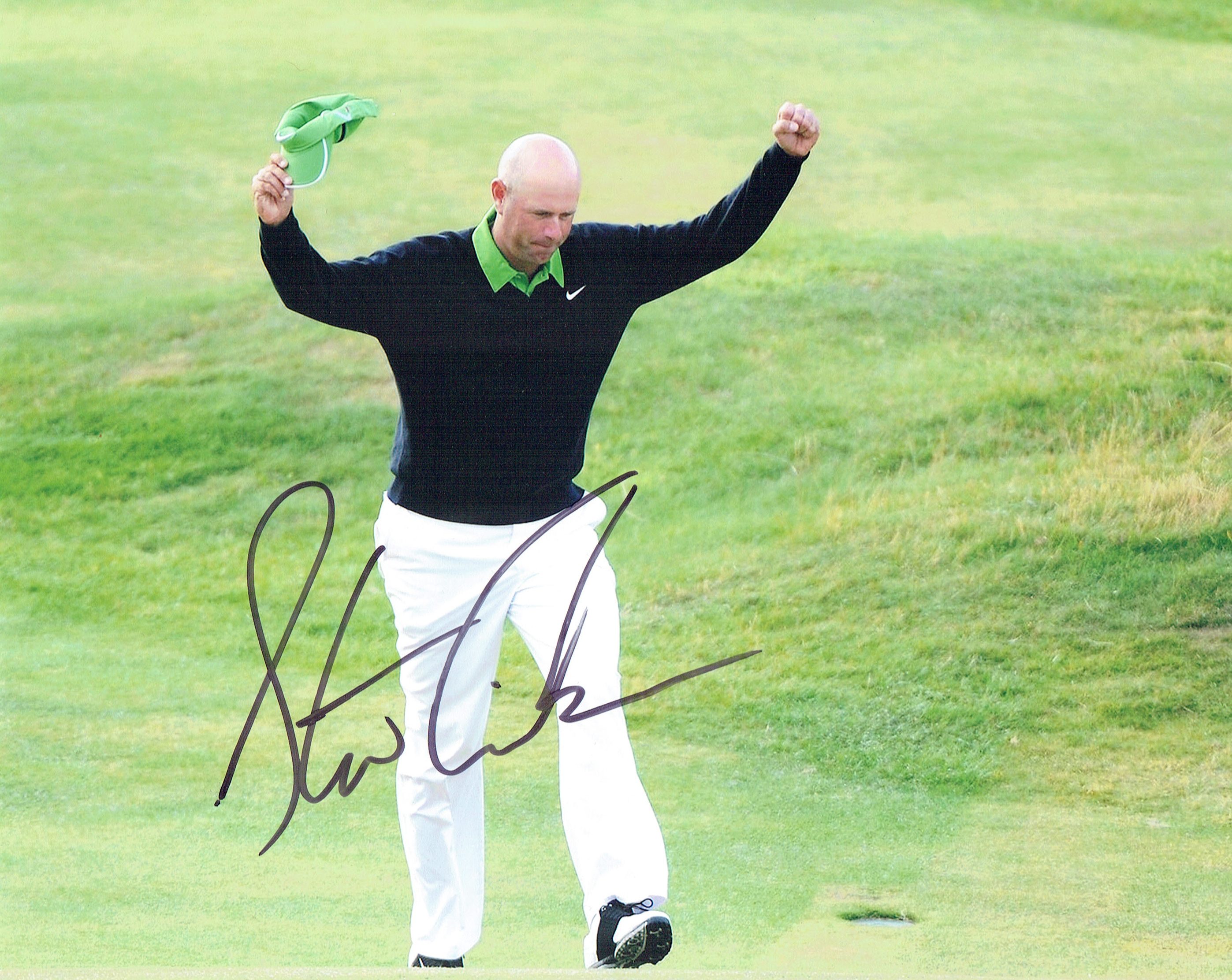 Autographed Stewart Cink Pga Photo Main Line Autographs