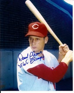 AUTOGRAPHED  DARREL CHANEY 8x10 Cincinnati Reds Photo