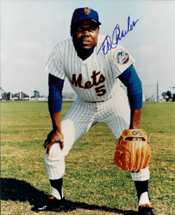 AUTOGRAPHED ED CHARLES 8x10 New York Mets photo