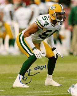 Autographed BRENDAN CHILLER Green Bay Packers Photo