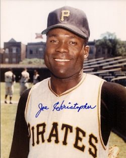 AUTOGRAPHED  photo JOE CHRISTOPHER - Pittsburgh Pirates