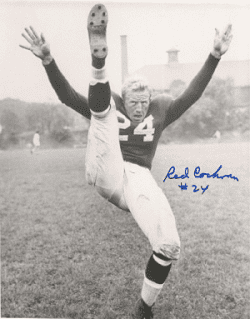 Autographed RED COCHRAN Green Bay Packers Photo