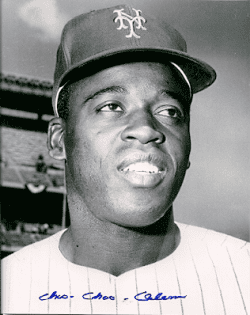 AUTOGRAPHED CHOO CHOO COLEMAN 8x10 New York Mets photo