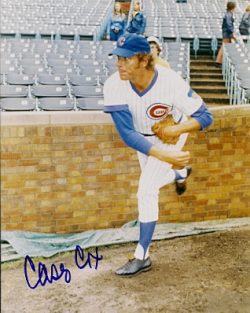 AUTOGRAPHED CASEY COX 8x10 Chicago Cubs Photo