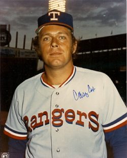 AUTOGRAPHED CASEY COX 8x10 Texas Rangers Photo