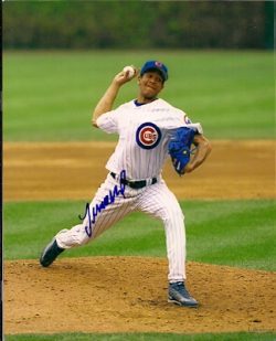 AUTOGRAPHED JUAN CRUZ 8x10 Chicago Cubs Photo