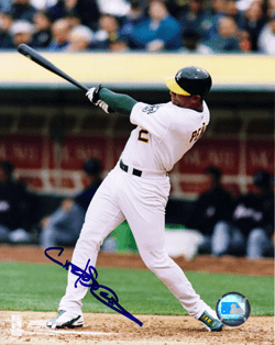 AUTOGRAPHED CARLOS PENA 8x10 Oakland A's Photo