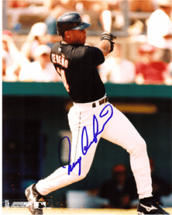 AUTOGRAPHED ROGER CEDENO 8X10 Houston Astros Photo