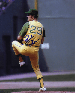 AUTOGRAPHED SIGNED photo CHUCK DOBSON #2 Oakland A's