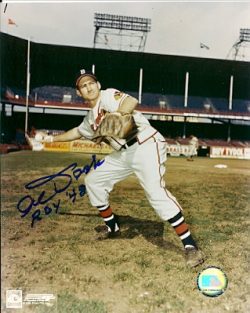 AUTOGRAPHED  photo AL DARK Milwaukee  Braves