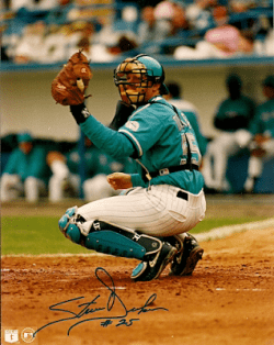 AUTOGRAPHED photo STEVE DECKER  Florida Marlins