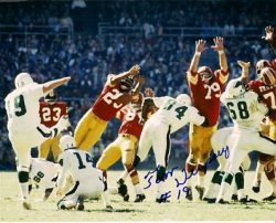 Autographed TOM DEMPSEY 8X10  Photo - Philadelphia Eagles