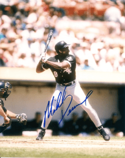 AUTOGRAPHED  photo MICHAEL DEVEREAUX Chicago White Sox